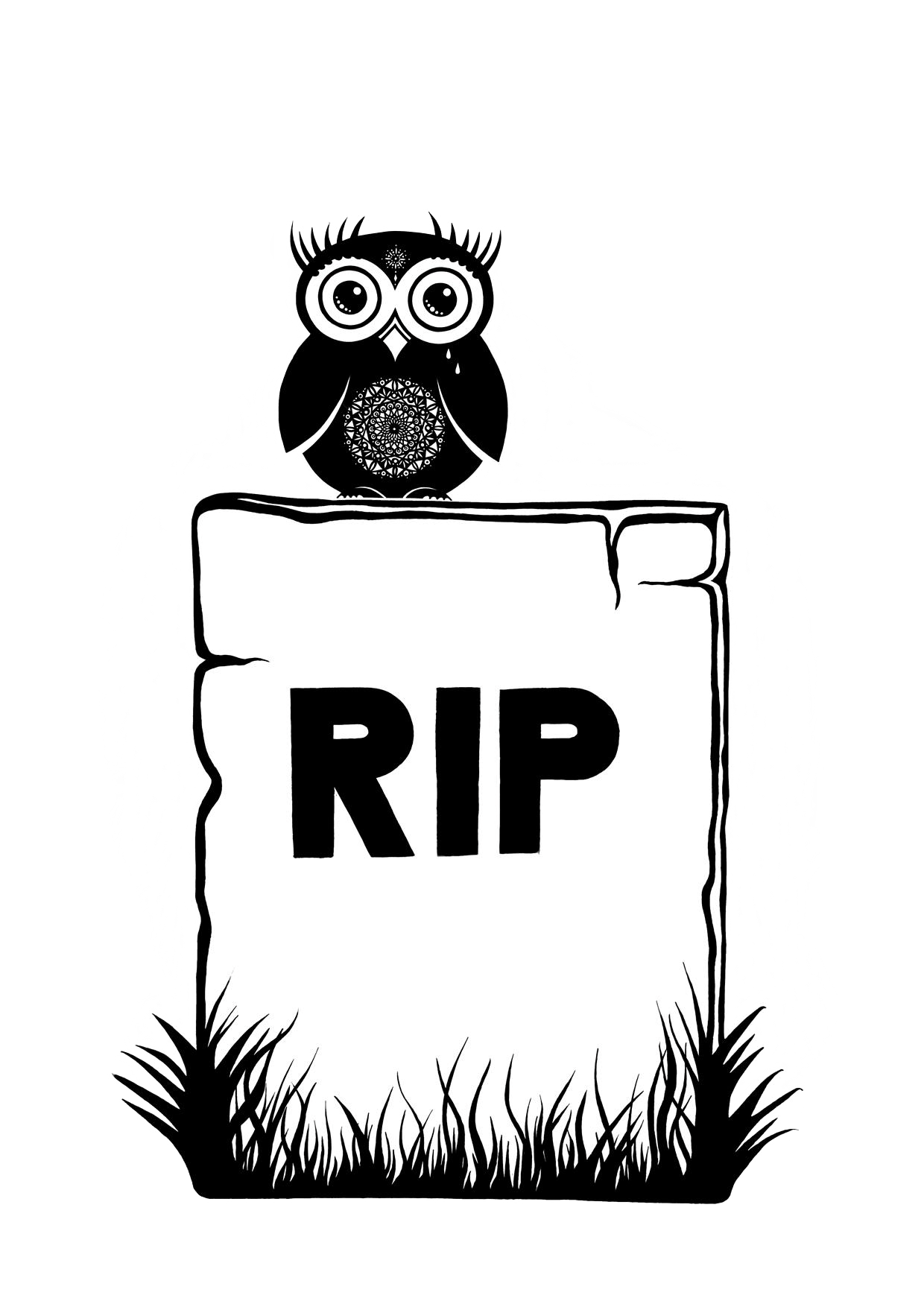 Owl RIP graphic